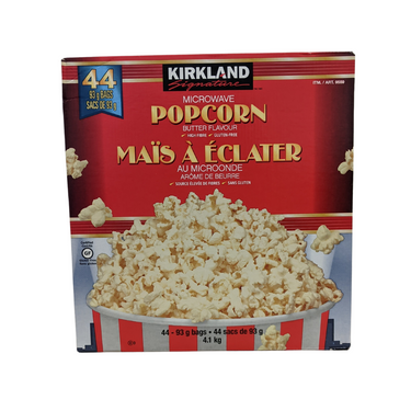 Image of Kirkland Signature Microwave Popcorn 44x93g bags - 1 x 4494 Grams